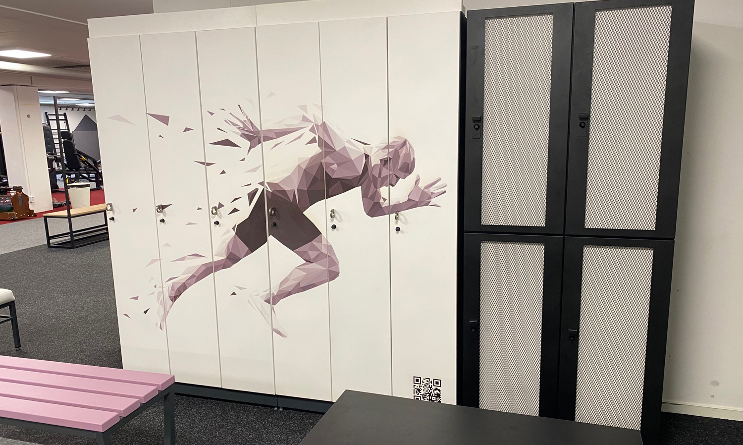 showroom gymskåp